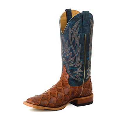HORSE POWER FILET OF FISH 8&quot; SQUARE TOE BOOTS