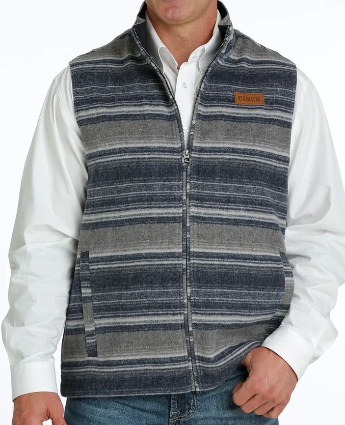 MWV1903002 CINCH MEN&#39;S NAVY WOOLY VEST