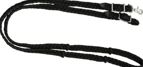 DELUXE KNOTTED CORD ROPING REINS