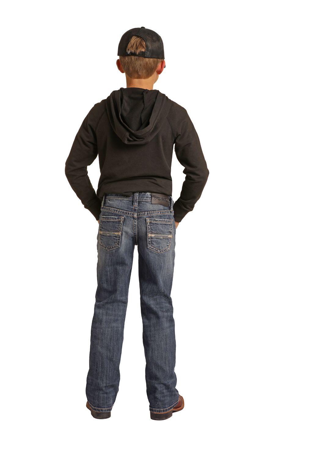 RRBD0BR0LN ROCK &amp; ROLL BOY&#39;S BB GUN MEDIUM VINTAGE BOOTCUT JEANS