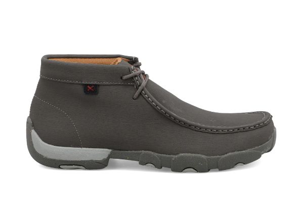 TWISTED X MEN&#39;S CHUKKA DRIVING MOC GRAY