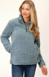 03-098-0250-6196 ROPER WOMEN'S STEEL BLUE POLAR FLEECE