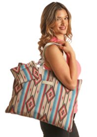 ROCK &amp; ROLL PRINTED BAG WOVEN STRAP