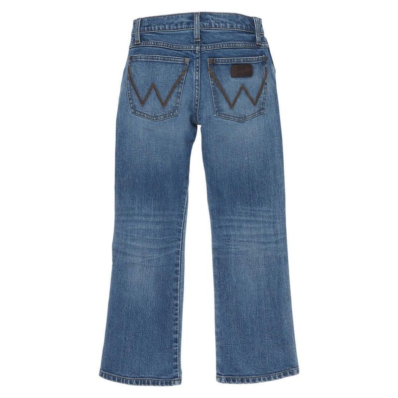 WRANGLER BOYS RETRO RELAXED MEDIUM WASH BOOT JEAN