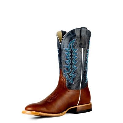 HP MEN&#39;S COGNAC BELTON/NAVY REX BOOTS