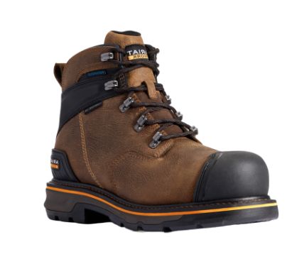 ARIAT MEN&#39;S STUMP JUMPER 6&quot; H20 CT. DARK HICKORY BOOTS