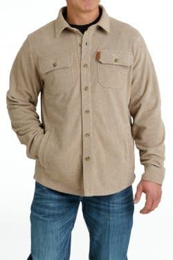 CINCH MEN'S SHIRT JACKET KHAKI
