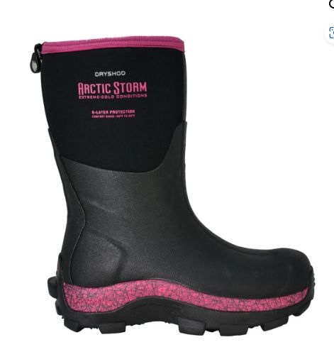 DRYSHOD WOMEN&#39;S ARTIC STORM MID PINK