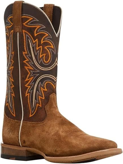 ARIAT MEN&#39;S BRUSHRIDER SUNTAN ROUGHOUT BOOTS