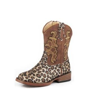 ROPER INFANT/TODDLER COWBABIES GLITTER WILD CAT BOOTS