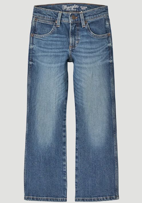 WRANGLER BOY&#39;S RETRO RELAXED BOOTCUT JEAN (1T-20) ANDALUSIAN