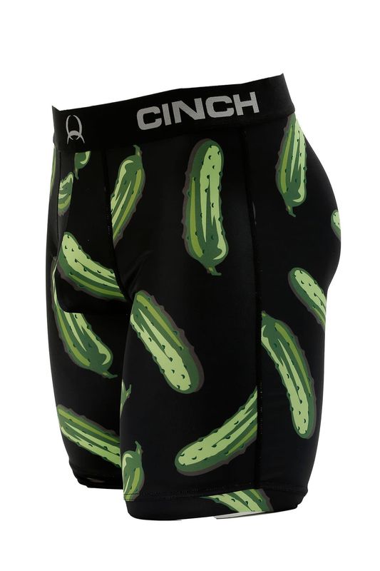 MEN&#39;S 9&quot; PICKLE BOXER BRIEFS - BLACK