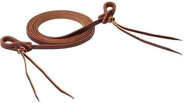 WEAVER HEAVY HARNESS LEATHER PINEAPPLE KNOT ROPER REIN