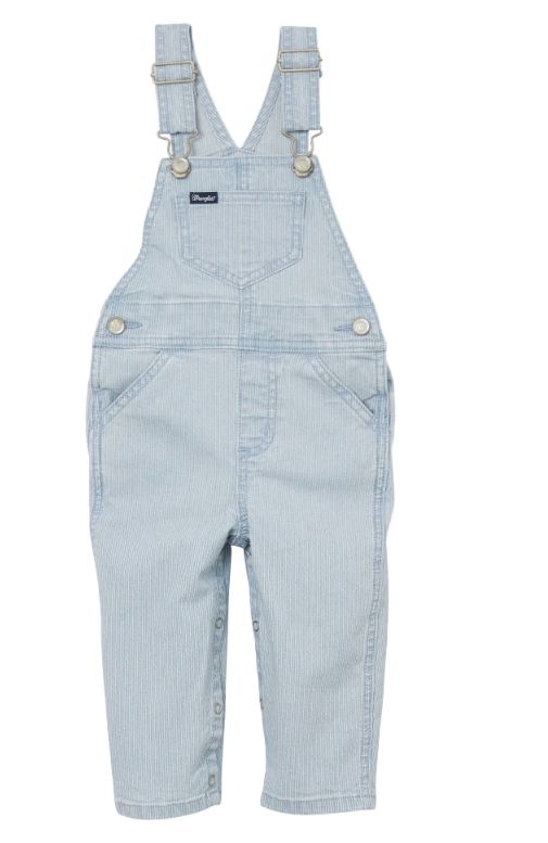 WRANGLER BABY GIRL GRACE OVERALL RAILROAD STRIPE