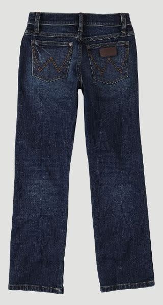 WRANGLER BOY&#39;S RETRO SLIM STRAIGHT JEAN INDIGO BLUE