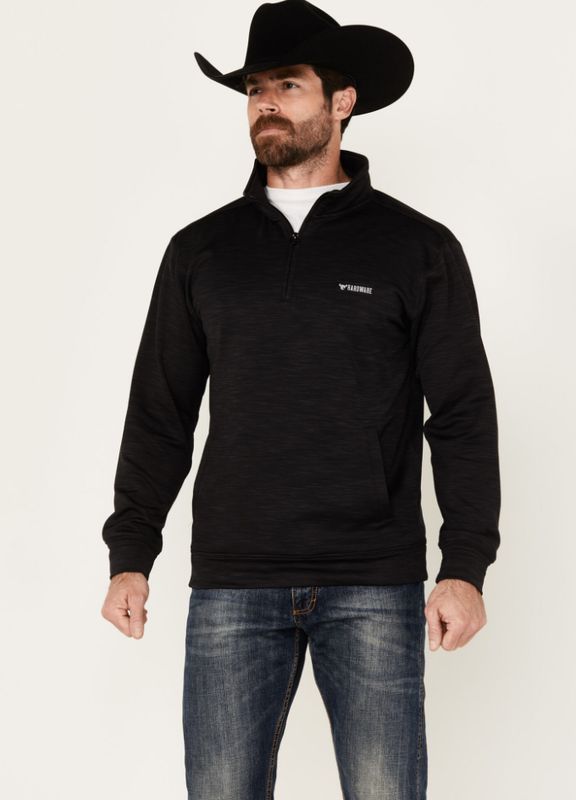 COWBOY HARDWARE MEN&#39;S CADET PULLOVER BLACK