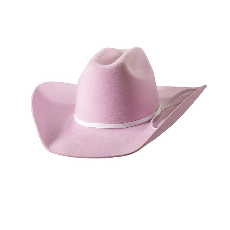 TWISTER YOUTH WOOL PINK WESTERN HAT