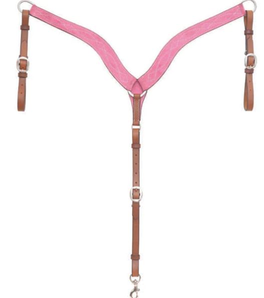 CIRCLE Y MARFA LIGHT SUEDE BREAST COLLAR