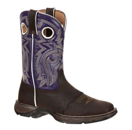 DURANGO LADY REBEL TWILIGHT N&#39; LACE SADDLE WESTERN BOOT