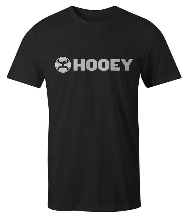 HOOEY MEN&#39;S &quot;LOCK-UP&quot; BLACK TEE