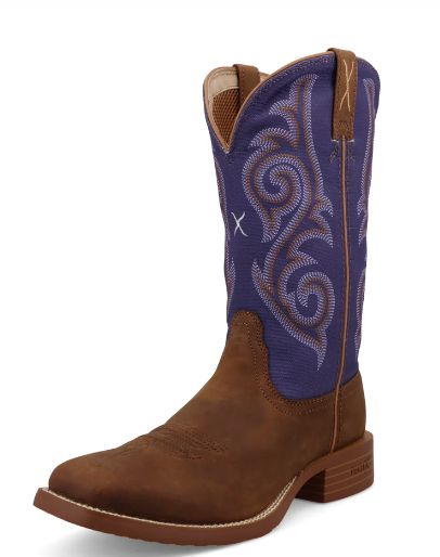 TWISTED X WOMEN&#39;S 11&quot; TECH X BOOT DISTRESSED SADDLE &amp; IRIS