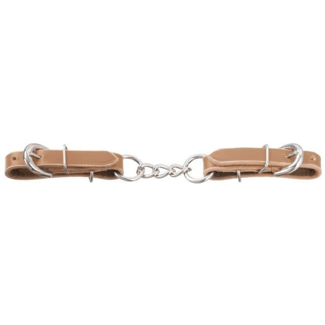TOUGH1 LEATHER 3 LINK CURB CHAIN