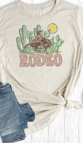 CACTUS RODEO LONG SLEEVE TEE