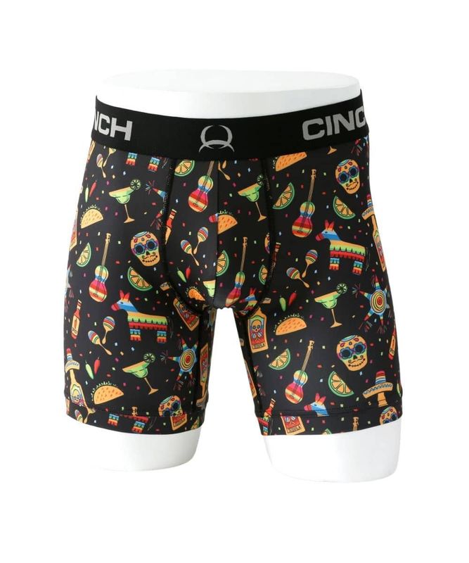 CINCH MEN&#39;S 6&quot; FIESTA BOXER BRIEF