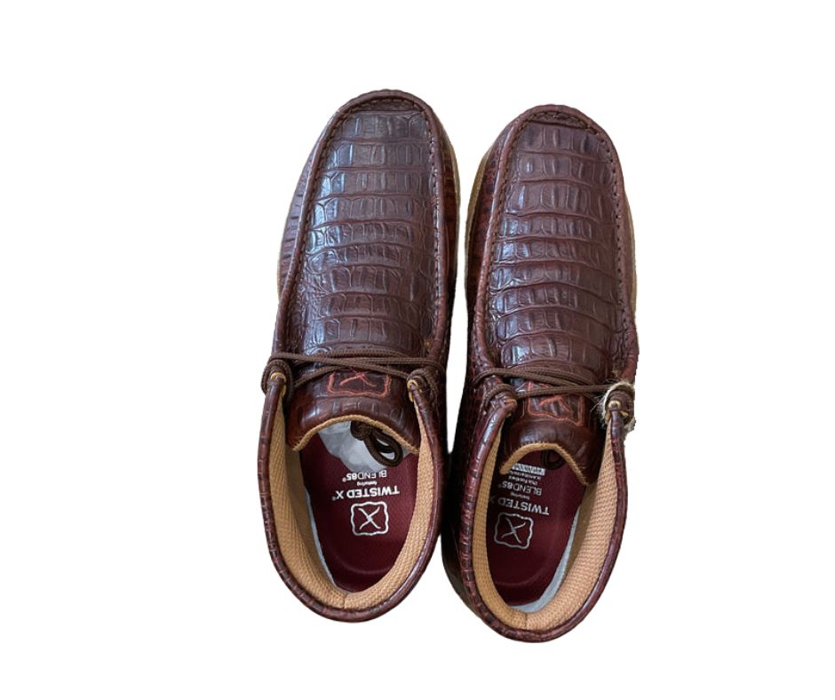 TWISTED X MEN&#39;S CHUKKA DRIVING MOC- GINGER