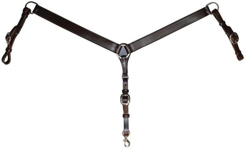 CIRCLE Y 1 1/2&quot; WIDE STRAIGHT CLASSIC SMOOTH BREAST COLLAR