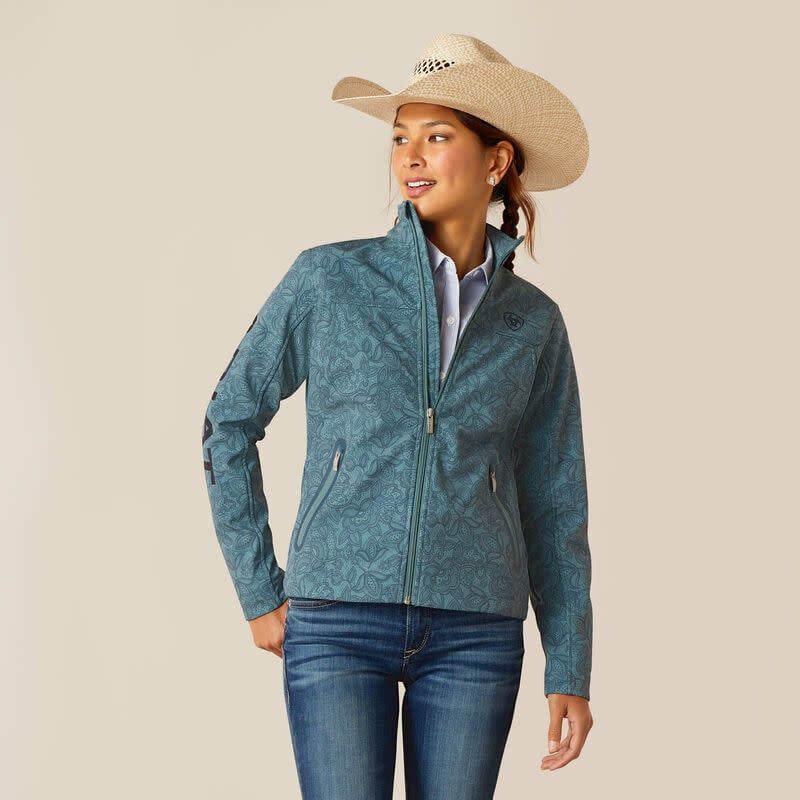 ARIAT WOMEN&#39;S NEW TEAM SOFTSHELL JACKET IN LACEY