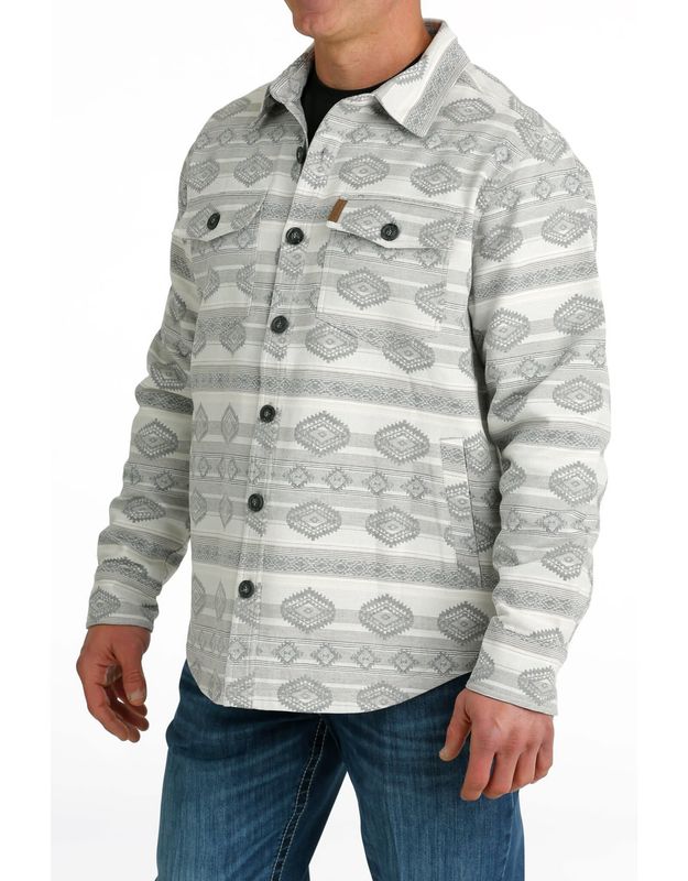 MEN&#39;S CINCH JACQUARD SHIRT JACKET