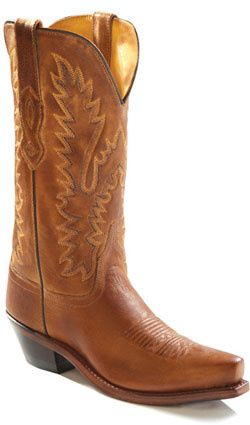 OLD WEST WOMEN'S TAN CANYON SNIP TOE WESTERN BOOT