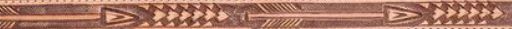 AUSTIN ACCENT LEATHER ARROW PATTERN W/BUCKLE HAT BAND