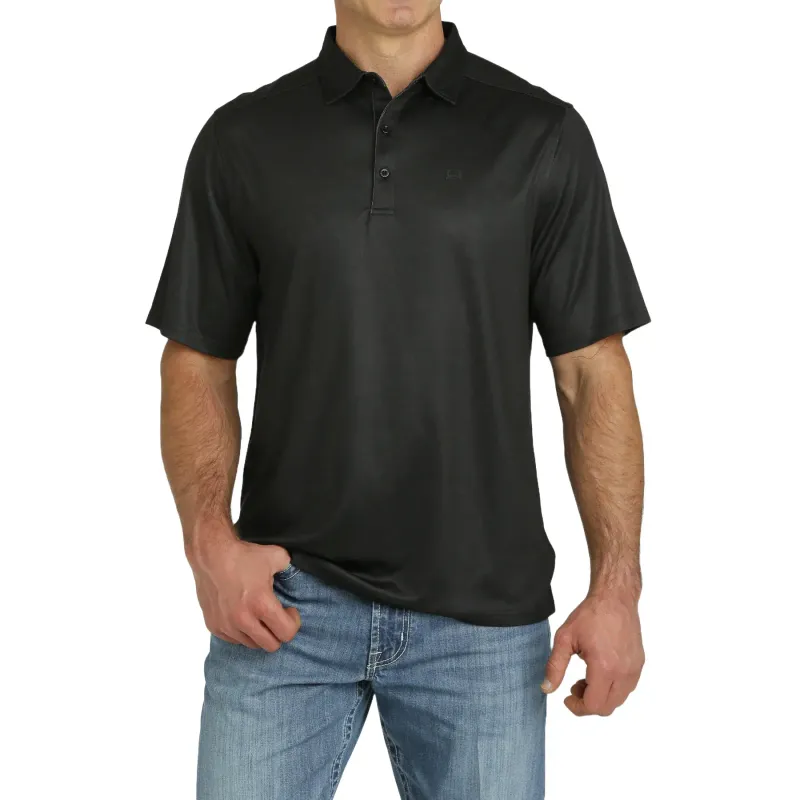 CINCH MEN&#39;S ARENAFLEX POLO- BLACK