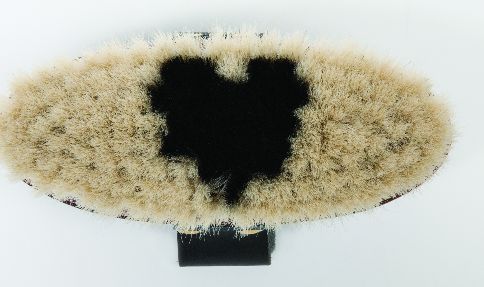 TAIL TAMER WOODEN GOAT HAIR OVAL BRUSH