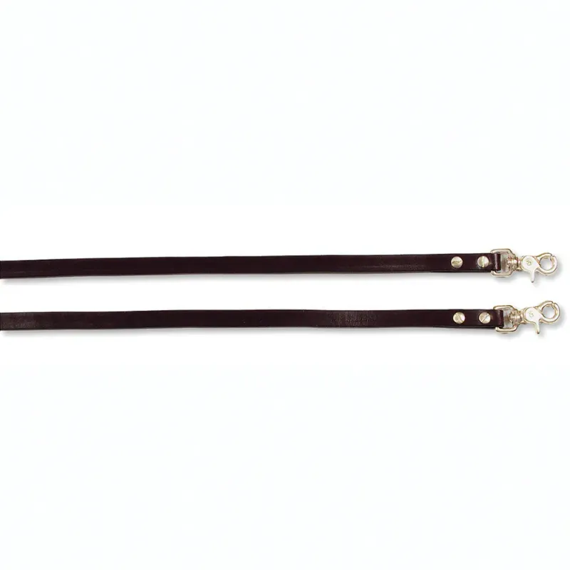 CIRCLE Y SCISSOR SNAP SPLIT REINS- 5/8&quot;X7&#39;