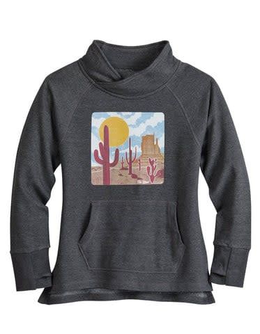DESERT SCENERY PULLOVER SWEATSHIRT