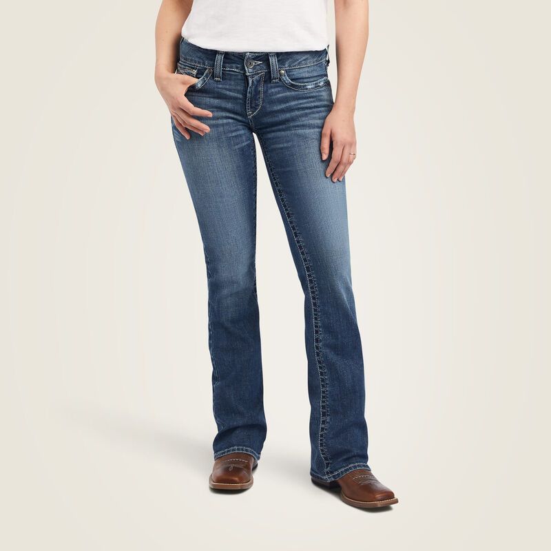 ARIAT RAQUEL R.E.A.L. MID RISE BOOT CUT JEAN CANADIAN