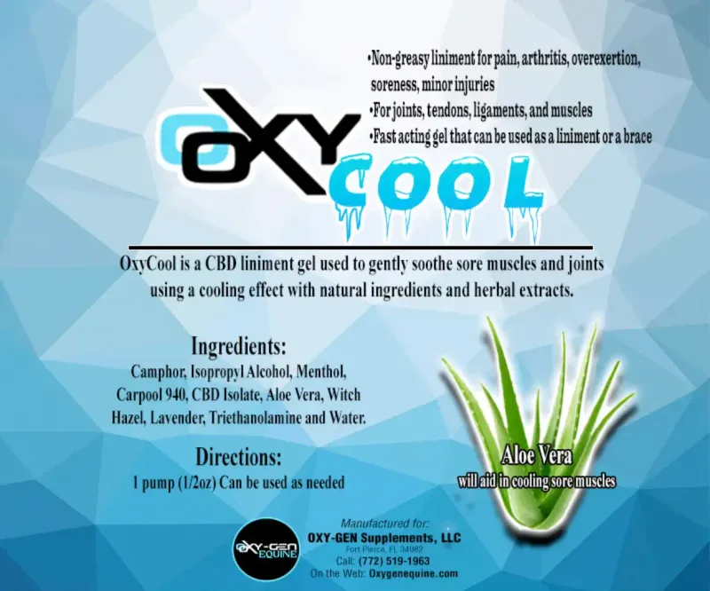 OXY COOL CBD LINIMENT GEL