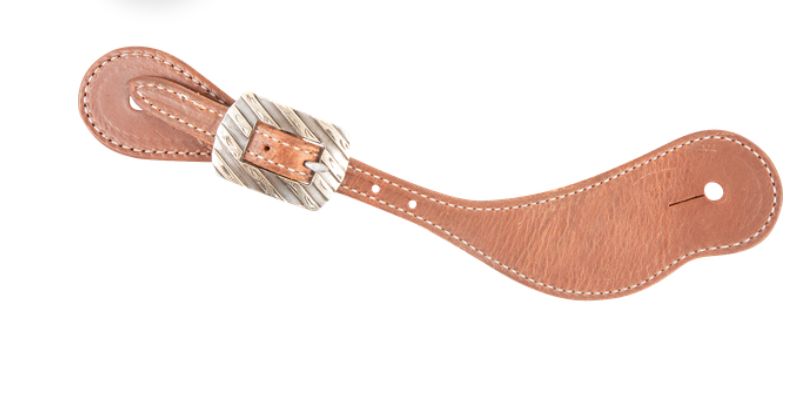 MARTIN SADDLERY COWBOY NATURAL HARNESS SPURSTRAPS