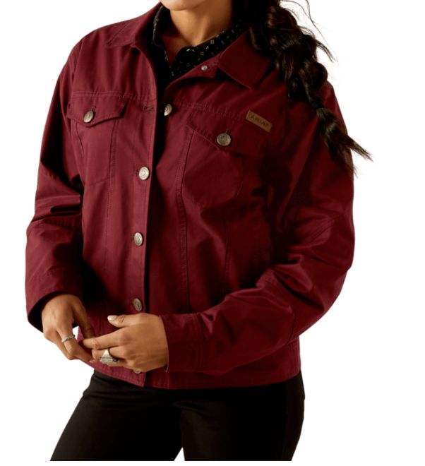 ARIAT WOMEN&#39;S GRIZZLY RANCHER JACKET- TAWNY PORT