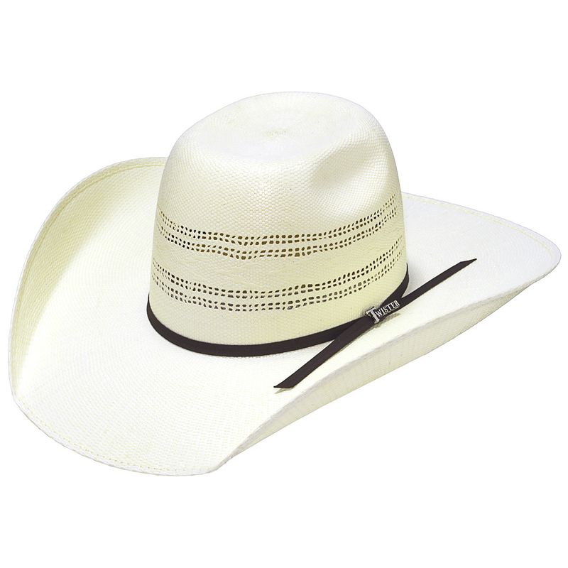T71656 TWISTER BANGORA IVORY STRAW HAT