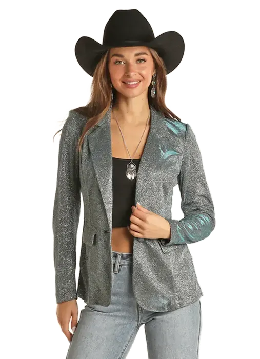 IRIDESCENT BLAZER