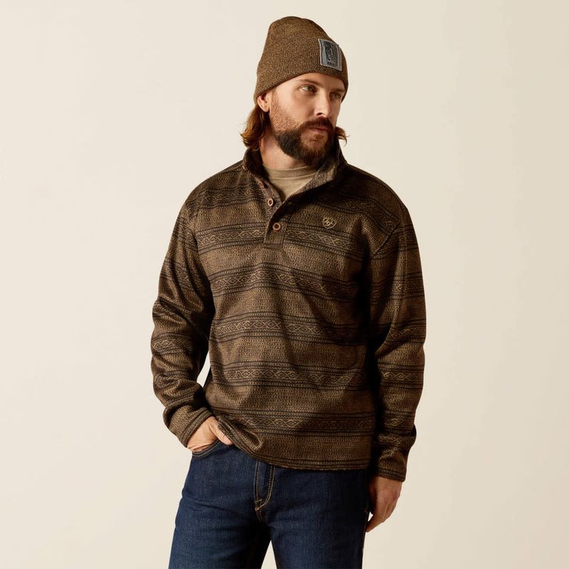 ARIAT MEN&#39;S WESLEY SOUTHWEST SERAPE SWEATER