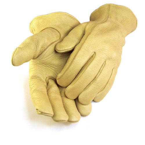 HAND ARMOR UNLINED ELK DOUBLE PALM GLOVES