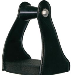 CIRCLE Y ERGO BALANCE™ STIRRUP- LEATHERED COVERED TRAIL GLIDE