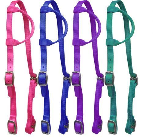 SHOWMAN PONY NYLON ONE EAR HEADSTALL
