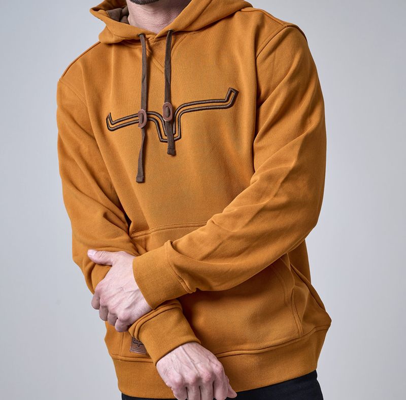 KIMES FAST TALKER HOODIE- BURNT ORANGE