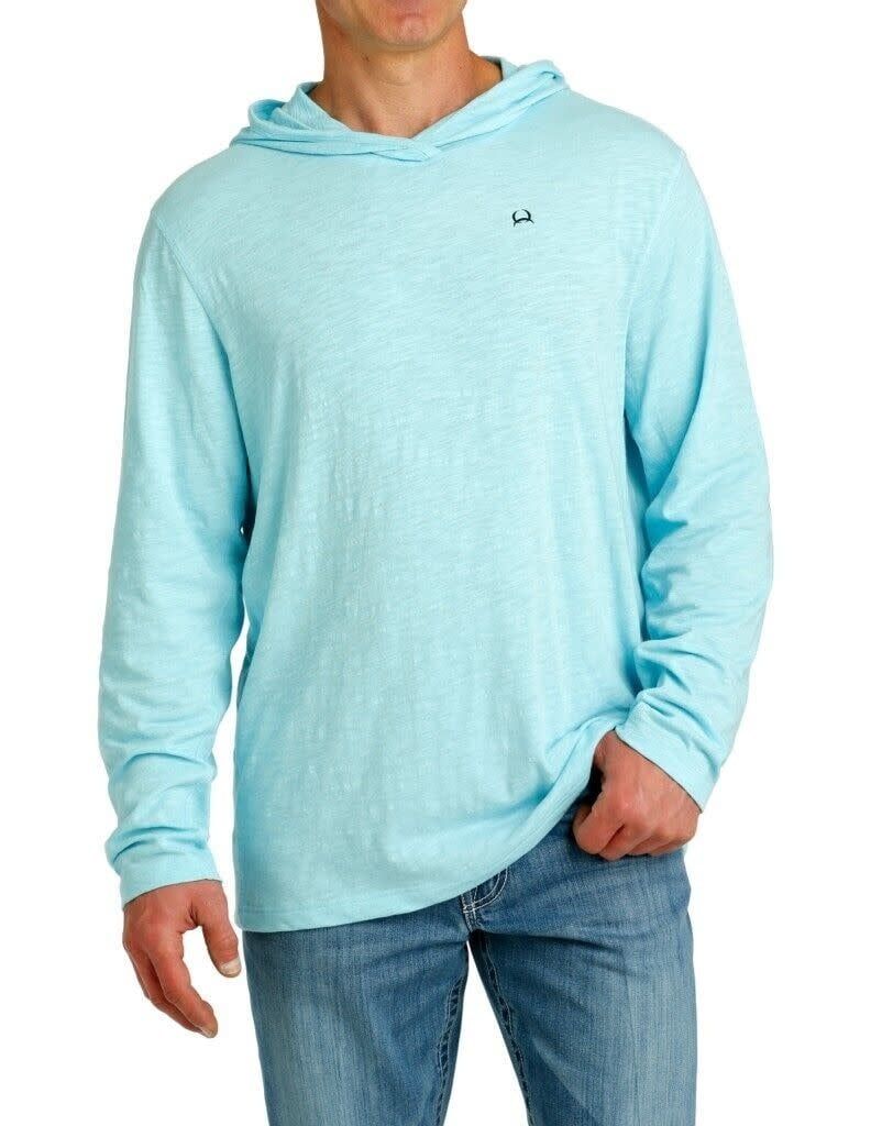 CINCH MEN&#39;S ARENAFLEX HOODIE- LIGHT BLUE